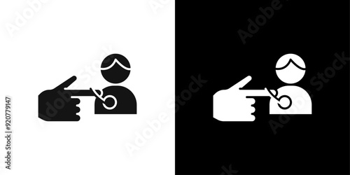 Pediatrics icon logo set vector