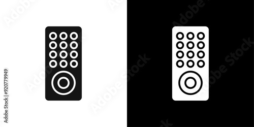 remote control icon logo set vector