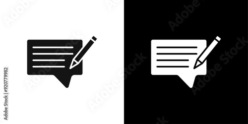 review icon logo set vector