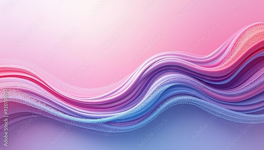 Vibrant waves of color a digital art masterpiece Vibrant waves of color a digital art masterpiece