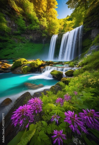 stunning vibrant landscapes featuring hidden travel gems most beautiful locations, adventure, attraction, backdrop, beauty, clouds, colors, desert