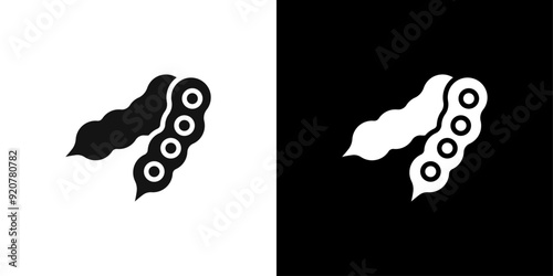 soybeans icon logo set vector