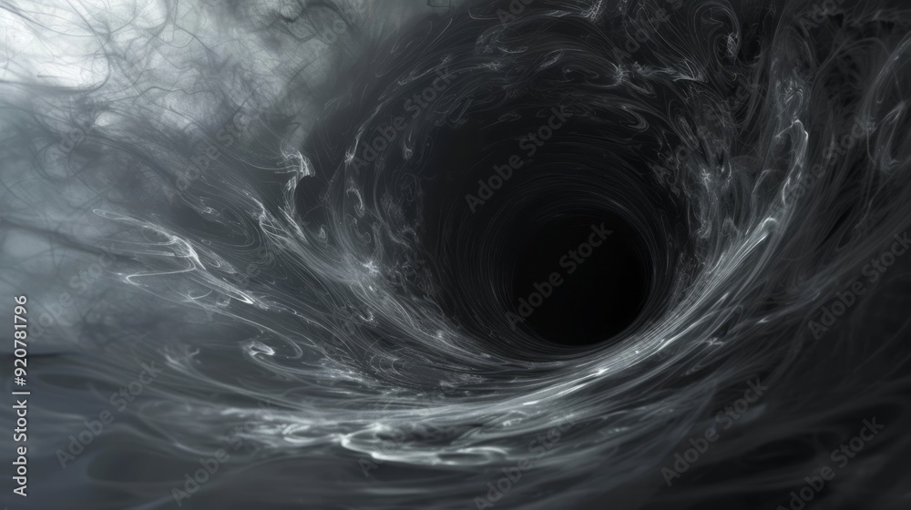 Fototapeta premium illustration of dark vortex