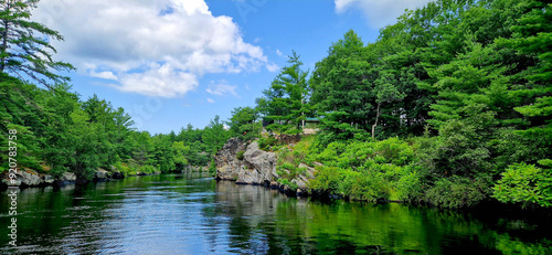 Beautiful sunny coasts of Sparrow Lake, July 19, 2023.