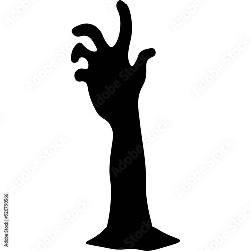 Zombie Hand Silhouette