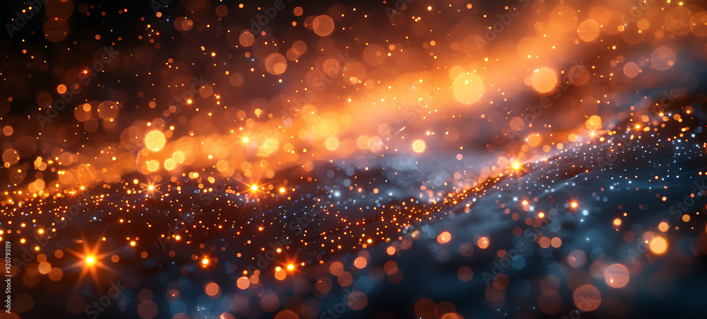 Abstract background with bokeh light effects. Abstract background with bokeh light effects.