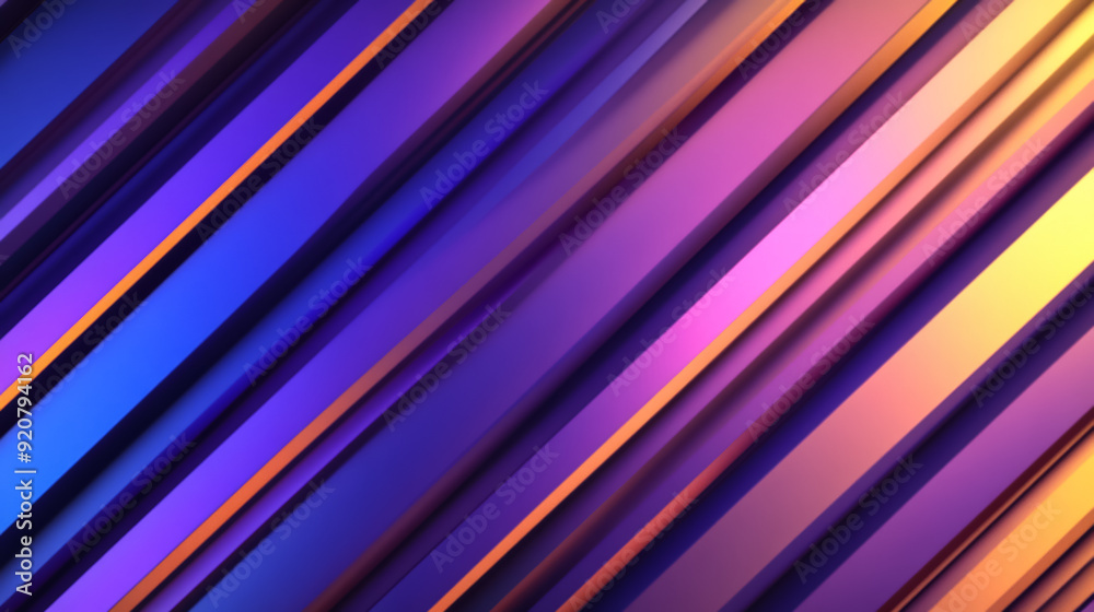 Abstract diagonal lines in a gradient of dark purple to gold capturing the essence of New Year Eve festive atmosphere 