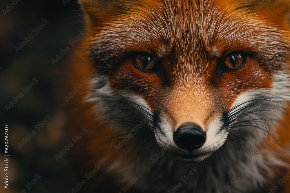 Fototapeta premium Nahaufnahme Fuchs