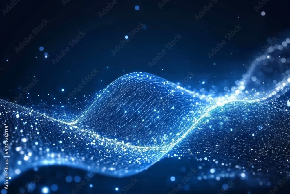 Bright glowing lines on abstract technology background showing big data visualization concept. 3D rendering of the concept Bright glowing lines on abstract technology background showing big data visualization concept. 3D rendering of the concept