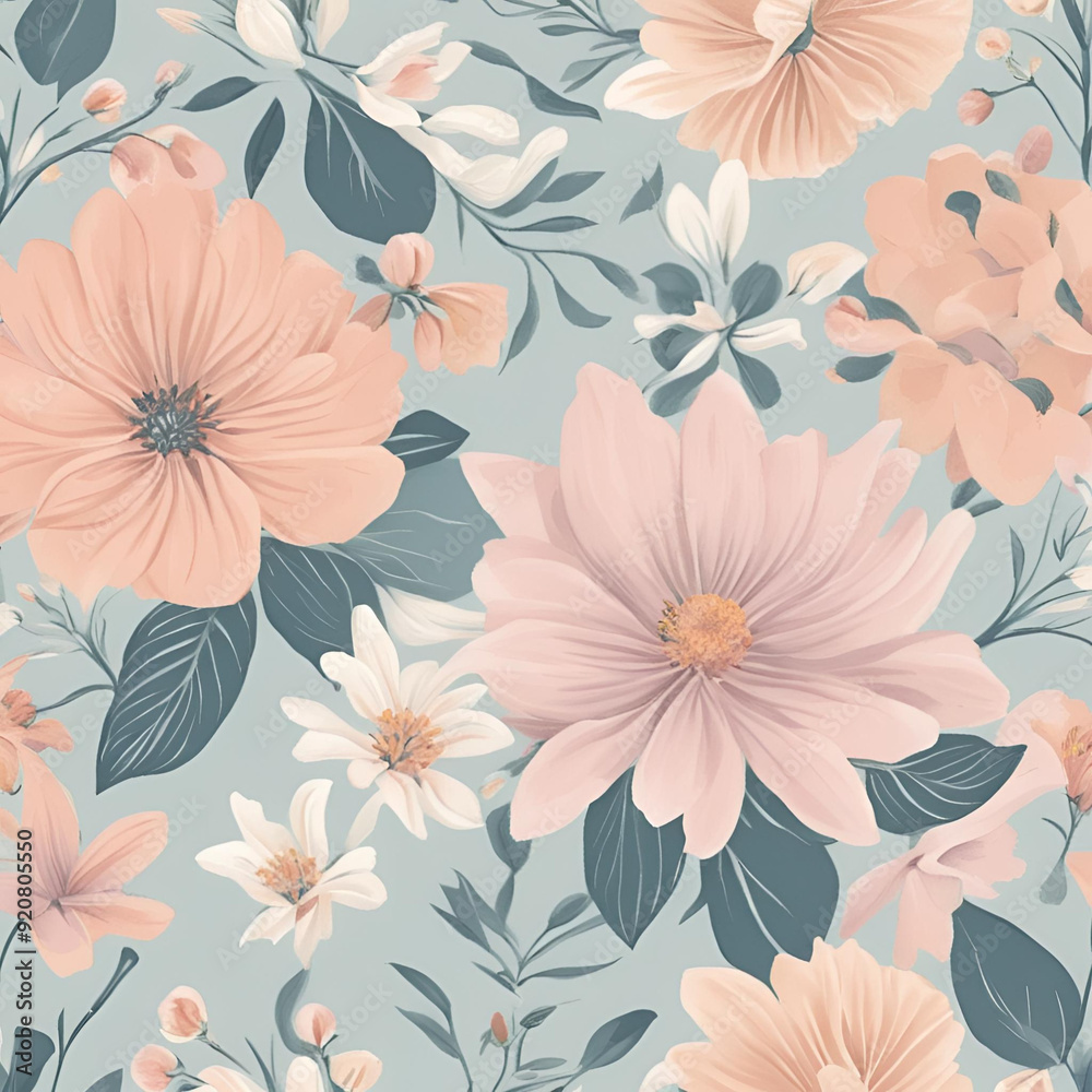 Obraz premium Ilustração de flores.