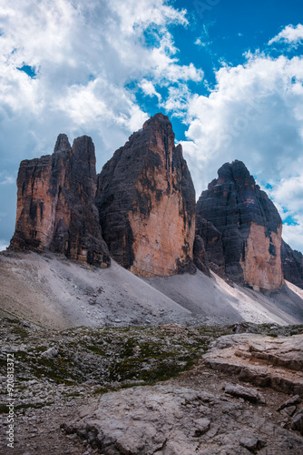 Tre Cime di Lavaredo Mountains - dolomiti Alps Italy
