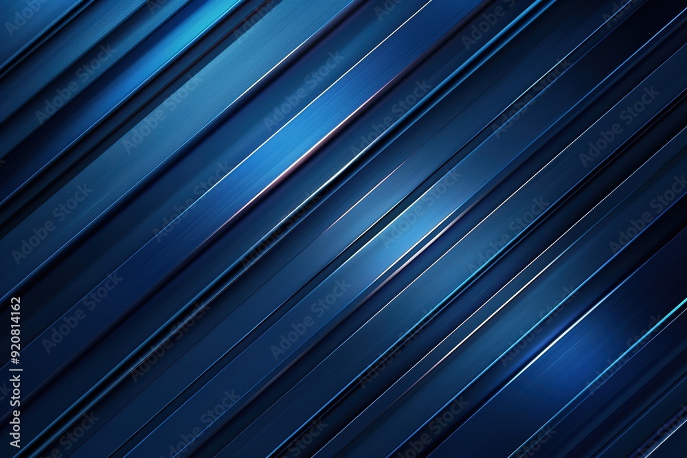 Fototapeta premium Abstract dark blue diagonal stripes background.