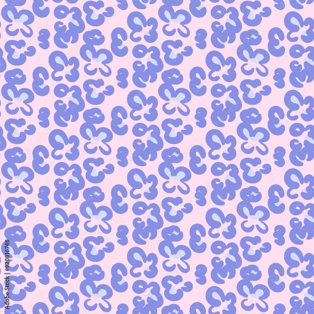 Vector floral seamless pattern. Cute abstract blue small flowers with leaves in hand drawn style. Retro vibe. Cottage core. Design for fabric, wallpaper, wrapping paper, cover, poster, invitation Vector floral seamless pattern. Cute abstract blue small flowers with leaves in hand drawn style. Retro vibe. Cottage core. Design for fabric, wallpaper, wrapping paper, cover, poster, invitation