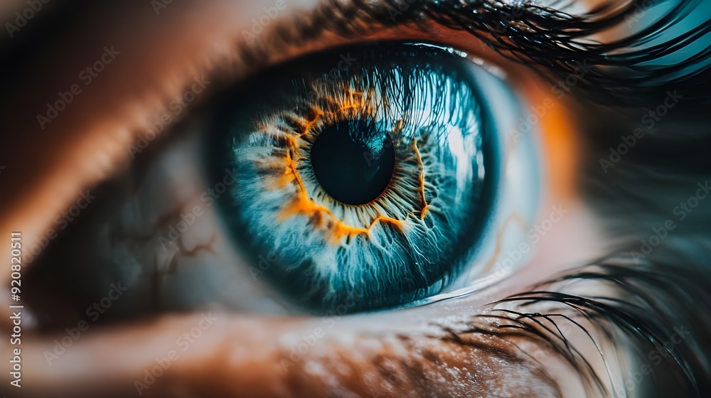 Close Up Of Human Eye. Close Up Of Human Eye.