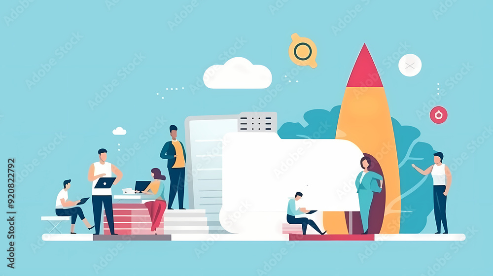 starting a new business project startup innovation vector image,Leave space for entering text. starting a new business project startup innovation vector image,Leave space for entering text.