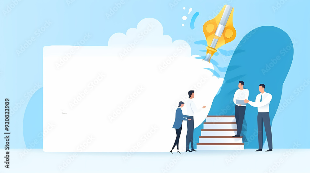 starting a new business project startup innovation vector image,Leave space for entering text. starting a new business project startup innovation vector image,Leave space for entering text.