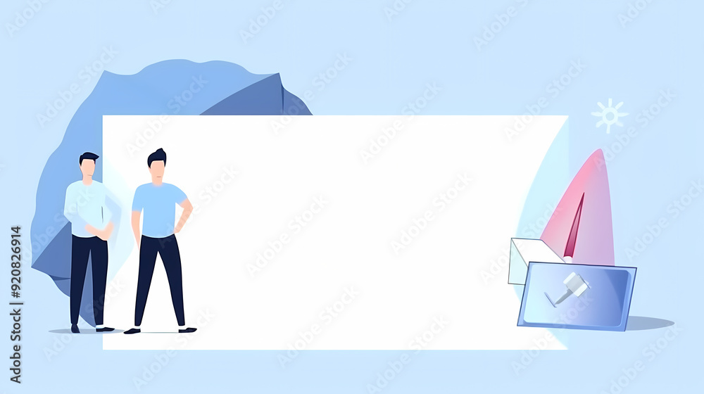 Obraz premium starting a new business project startup innovation vector image,Leave space for entering text.