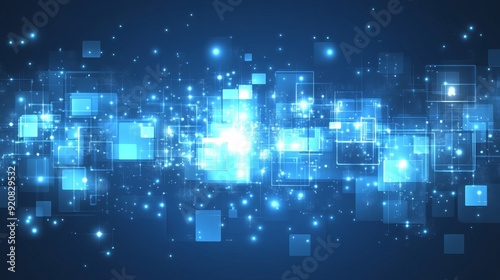 Background in high-tech digital data, background in technology, future technology concepts,