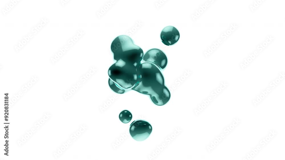 3D render of abstract animation liquid balls. Abstract morph with reflective metallic material liquid form. 4k seamless loop animated template 3D render of abstract animation liquid balls. Abstract morph with reflective metallic material liquid form. 4k seamless loop animated template