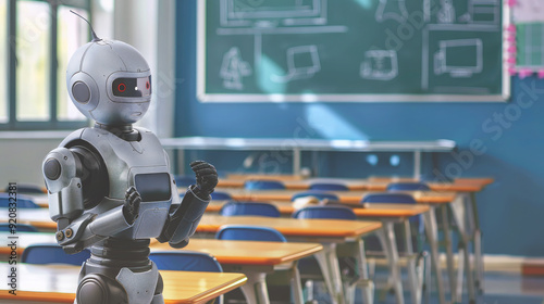 In the classroom there are robots of the future.