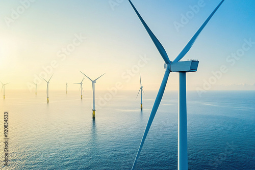 Windpark im Meer