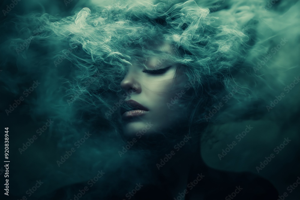 An abstract image featuring mysterious swirling fog creating an otherworldly atmosphere and an ethereal vibe. An abstract image featuring mysterious swirling fog creating an otherworldly atmosphere and an ethereal vibe.