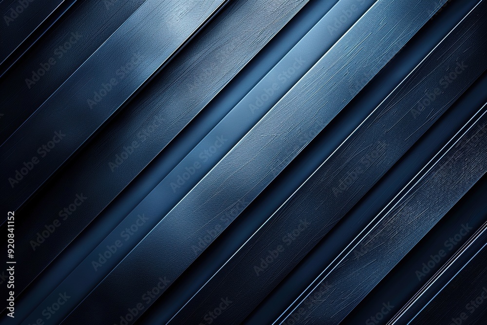 Obraz premium Abstract diagonal blue textured lines.