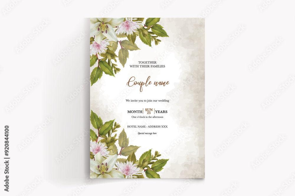 BRIDAL SHOWER FLORAL INVITATION TEMPLATE BRIDAL SHOWER FLORAL INVITATION TEMPLATE