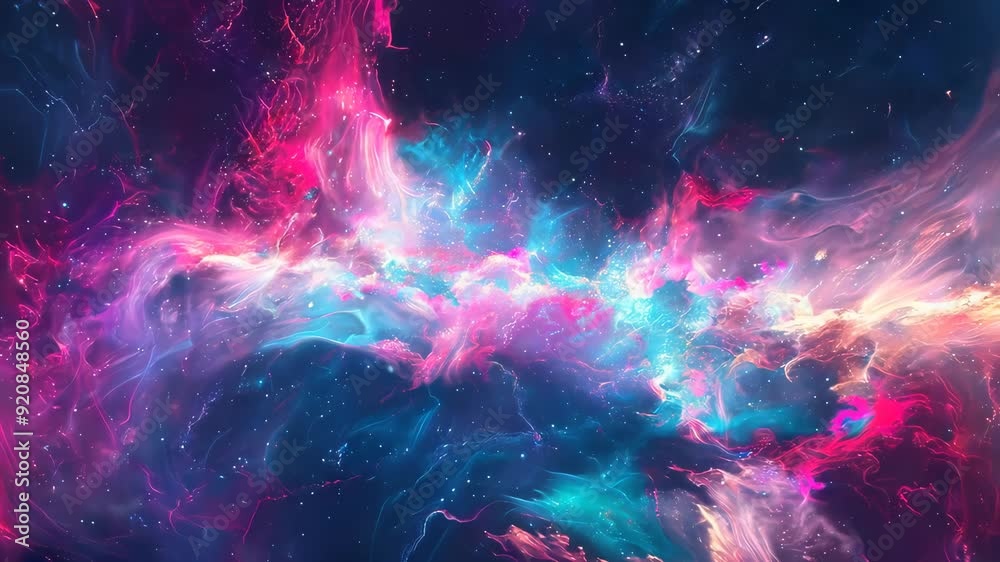 custom made wallpaper toronto digitalVibrant cosmic nebula clouds shining in space with colorful hues