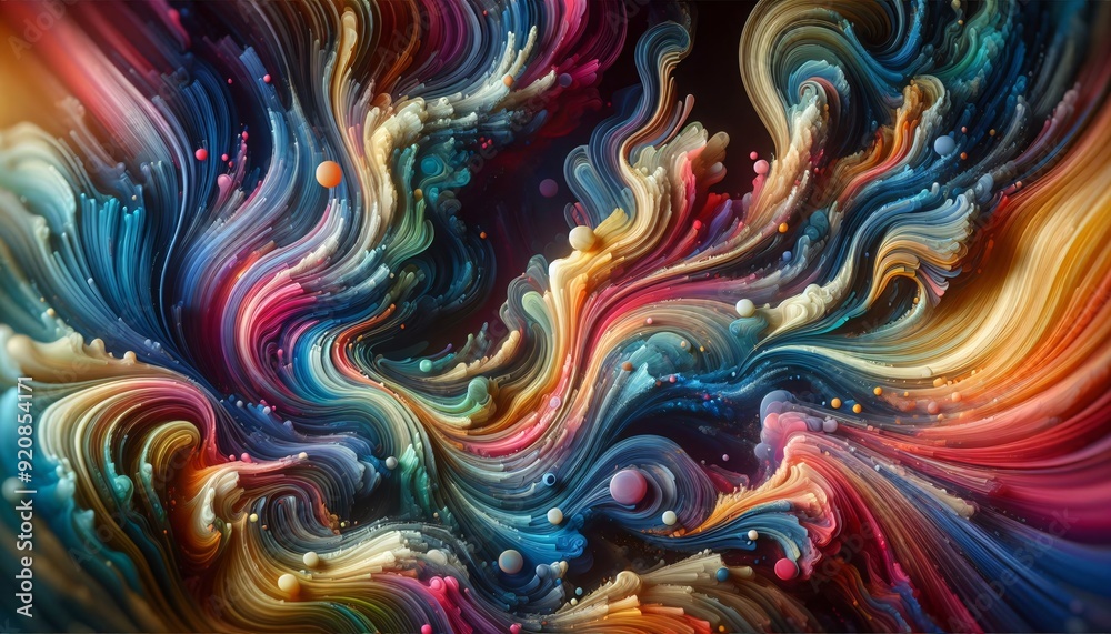 Bunter Hintergrund oder Textur mit dynamischen Ink Farben Bunter Hintergrund oder Textur mit dynamischen Ink Farben