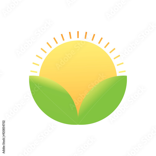 Farming logo illustration.