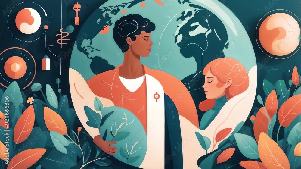 person in the park, world mental health day