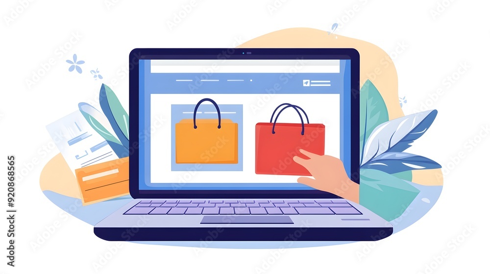 Online Shopping for Discounts on a Laptop Device Online Shopping for Discounts on a Laptop Device