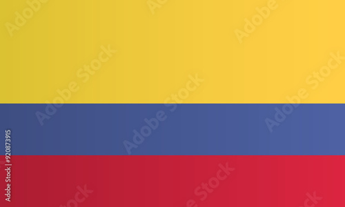Columbia national flag. Country identity