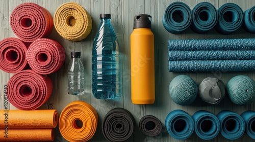 Wellness routine essentials for daily exercise photo