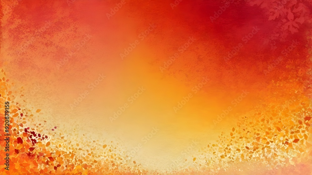 Soft Abstract Background with Autumn Hues of Pumpkin Orange, Cranberry Red, and Amber Soft Abstract Background with Autumn Hues of Pumpkin Orange, Cranberry Red, and Amber