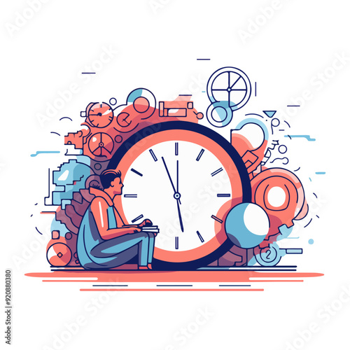 time management cartoon