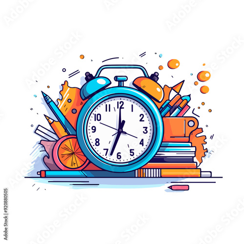 time management cartoon
