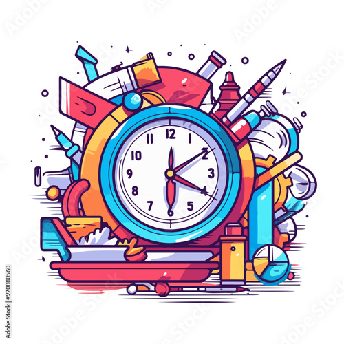 time management cartoon