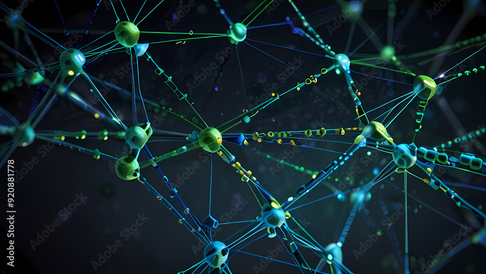 abstract background focused on the concept of genetic connectivity abstract background focused on the concept of genetic connectivity