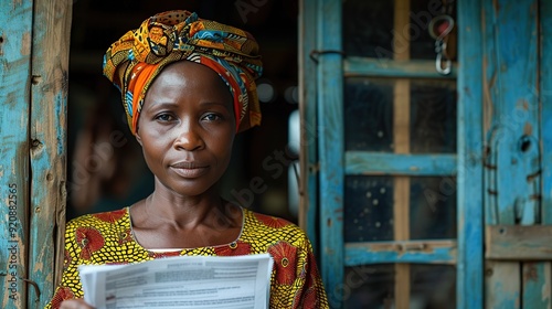 Portrait of a Woman in Africa