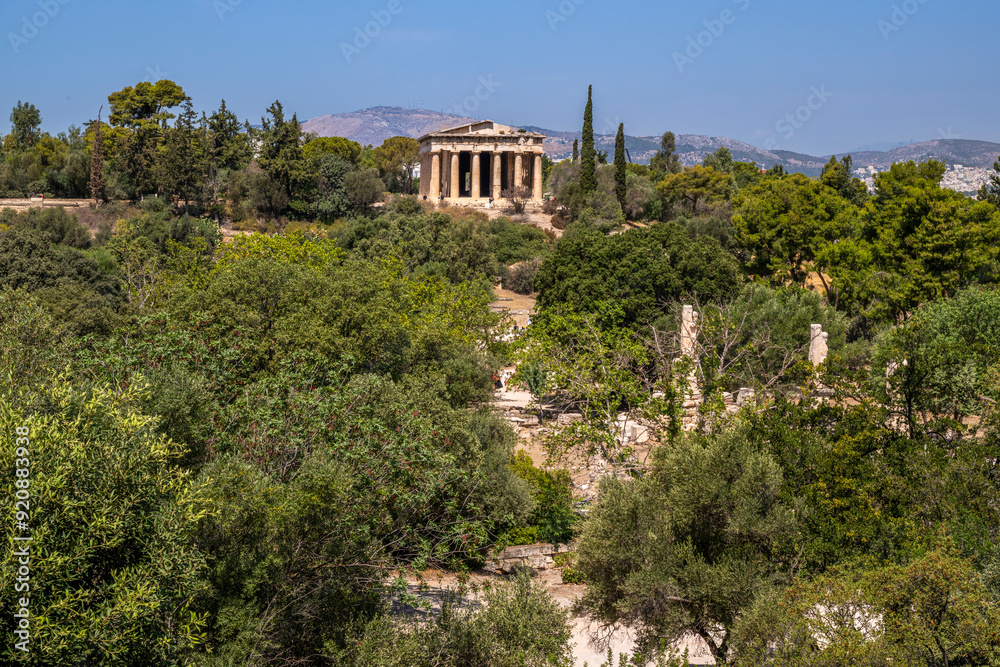 Grèce, Athènes, L’Agora d'Athènes, ou agora classique Grèce, Athènes, L’Agora d'Athènes, ou agora classique