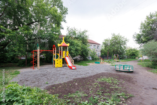 Wallpaper Mural children's playground on the territory of an apartment building Torontodigital.ca