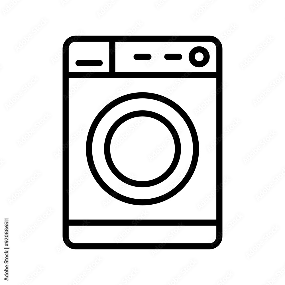 Washing Machine icon color editable Washing Machine icon color editable