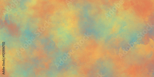 Colorful and bright watercolor background texture with grunge watercolor splashes, Abstract bright and shinny lovely soft color watercolor background, Beautiful and light color colorful background.