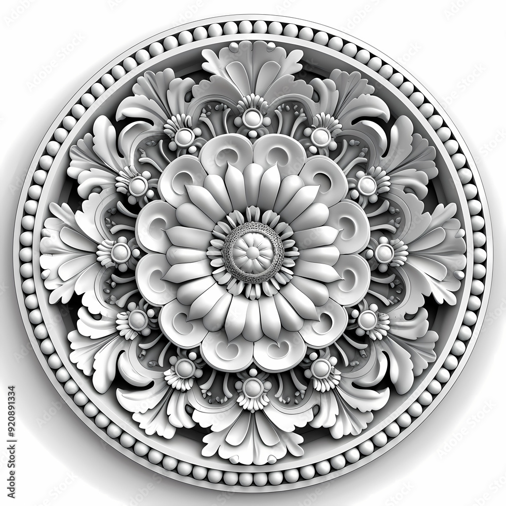 Vector round floral monochrome classic ornament. Greek meander. Patterns of Greece and ancient Rome. European border in a circle. Vector round floral monochrome classic ornament. Greek meander. Patterns of Greece and ancient Rome. European border in a circle.