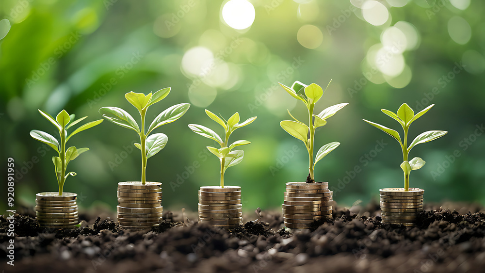 Money growing from plants Money growing from plants