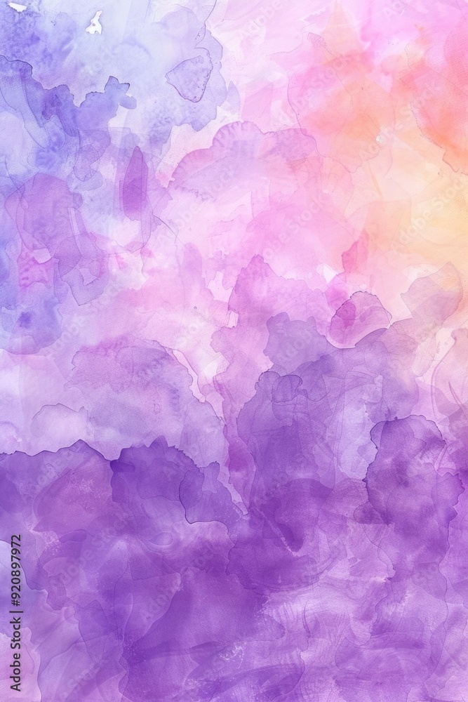 Fototapeta premium Elegant Watercolor Abstract Background Collection for Wedding and Business Cards