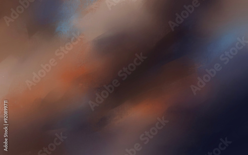  light in the dark clouds digital art for card illustration decoration