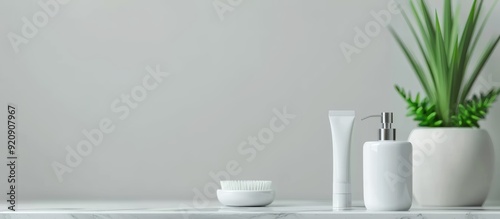 Blurred background of a modern home interior with an empty wooden table top for product display montage